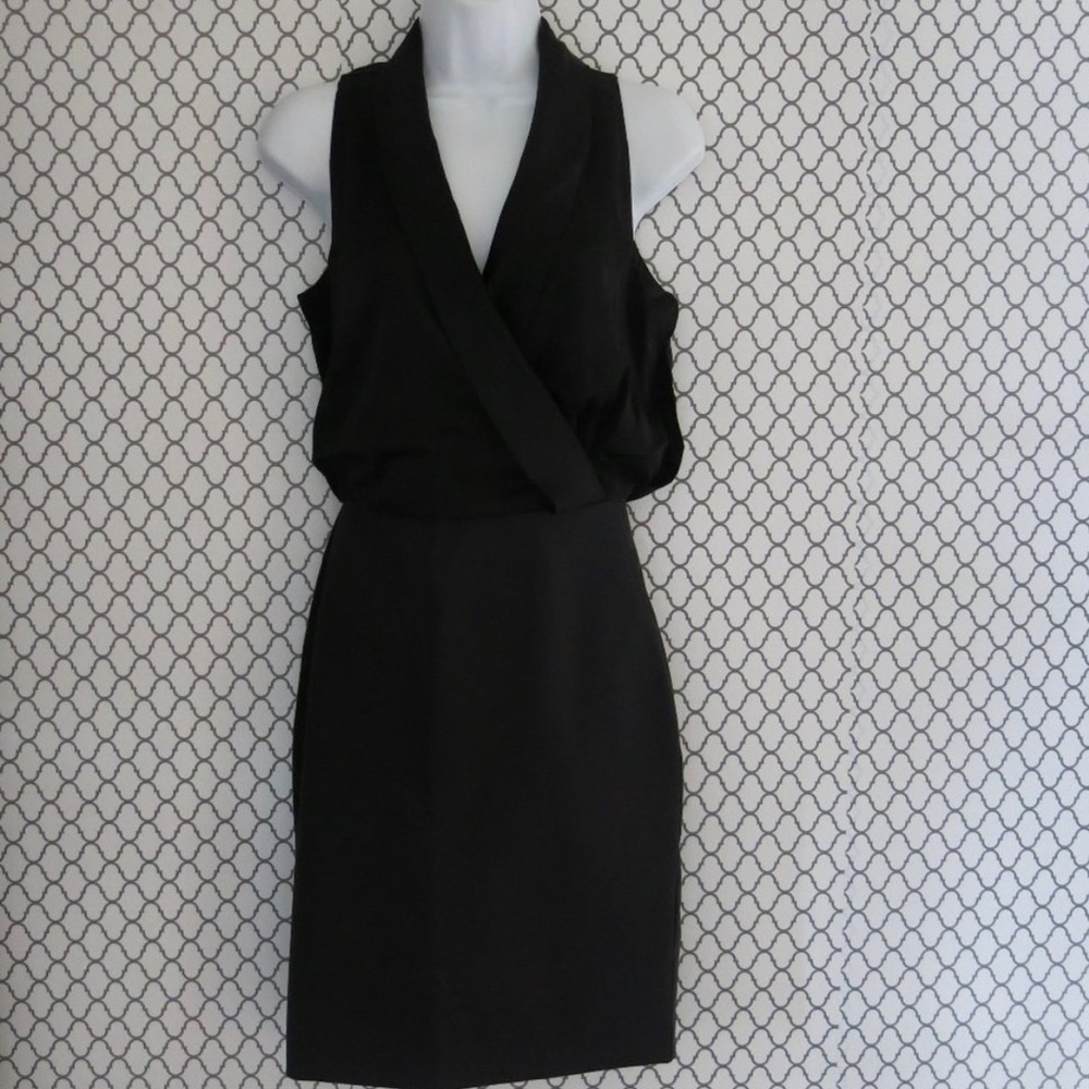 Banana republic black, sleeveless dress.